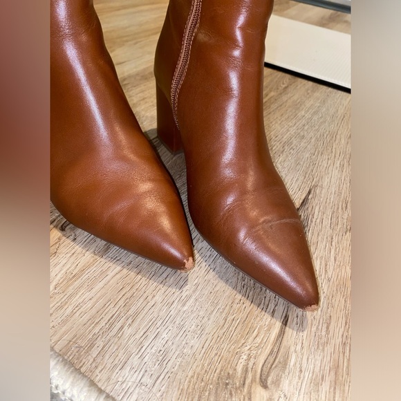 Cognac Brown SM Booties - Picture 4 of 9